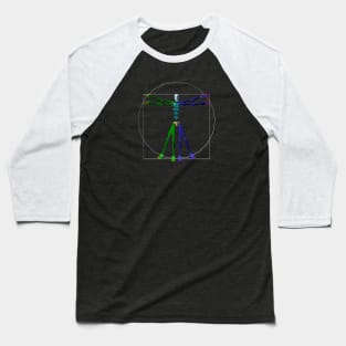 Vitruvian Biped - Shaded Baseball T-Shirt